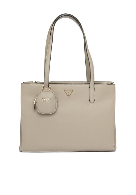 taupe power play shopping bag GUESS | HWBG9006230POWER PLAY-TAU